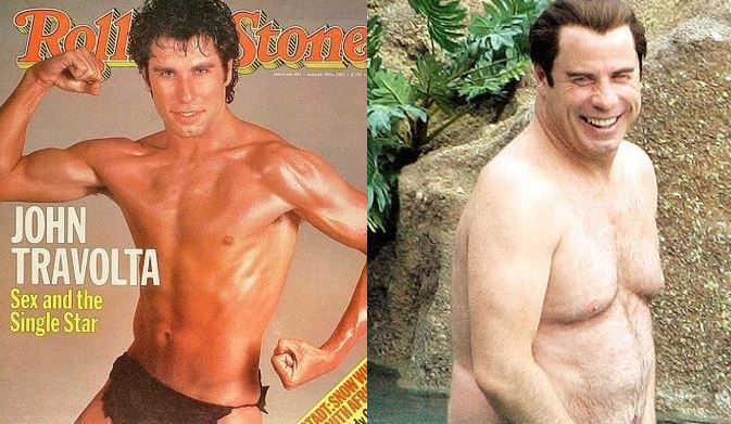 John Travolta 1983 vs John Travolta 2012