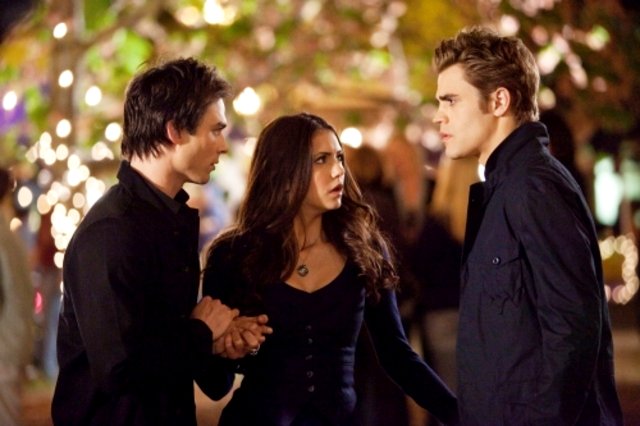 Damon, Elena and Stefan
